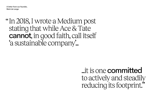 Ace & Tate Responsibility Report 2020 - Page 11