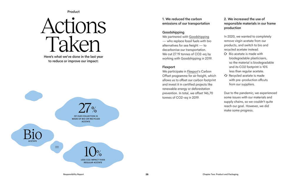 Ace & Tate Responsibility Report 2020 - Page 20