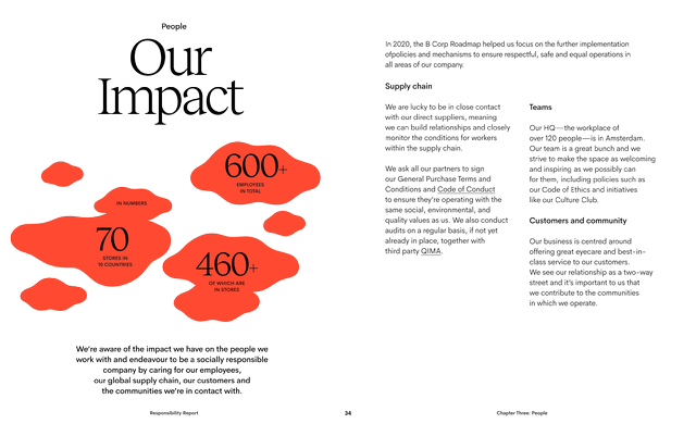 Ace & Tate Responsibility Report 2020 - Page 27