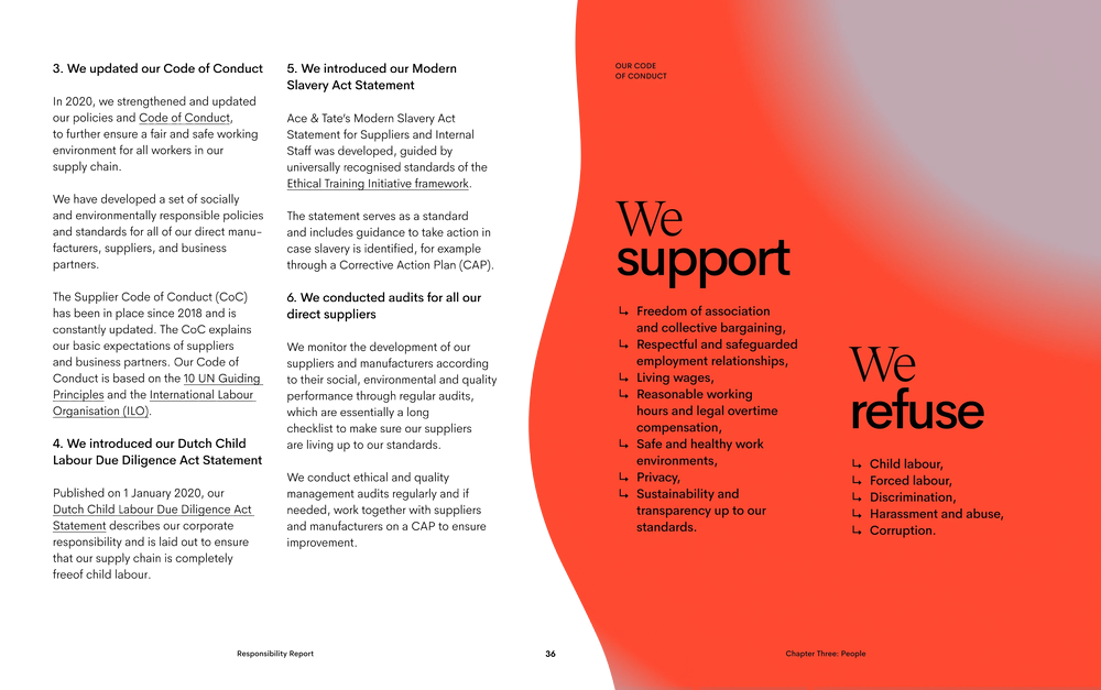 Ace & Tate Responsibility Report 2020 - Page 29