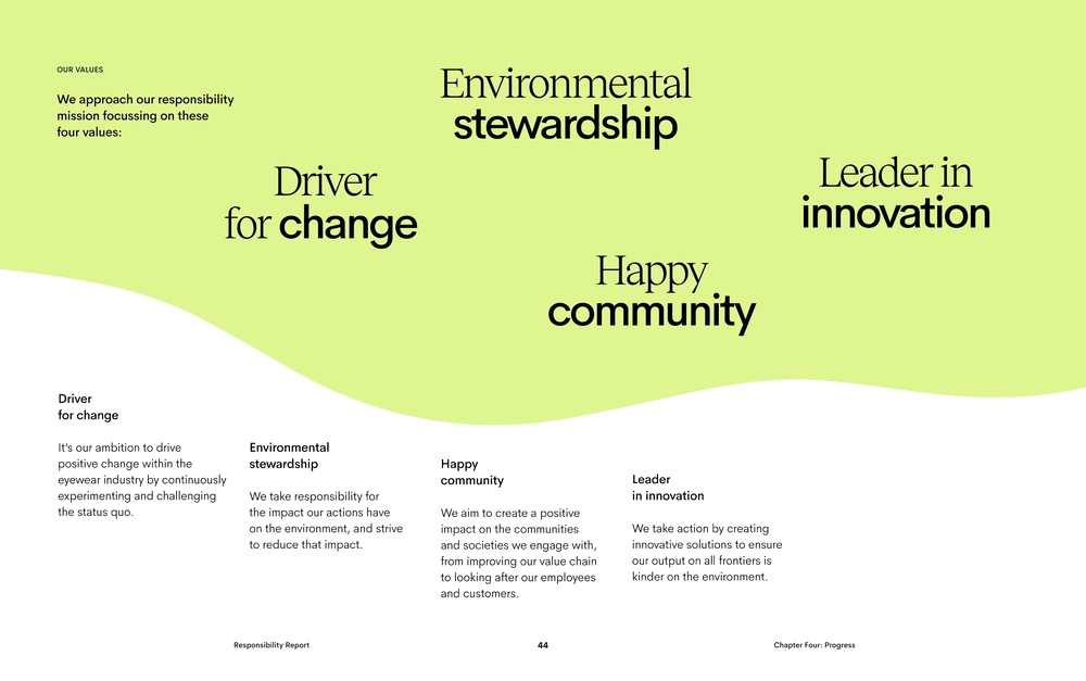 Ace & Tate Responsibility Report 2020 - Page 38