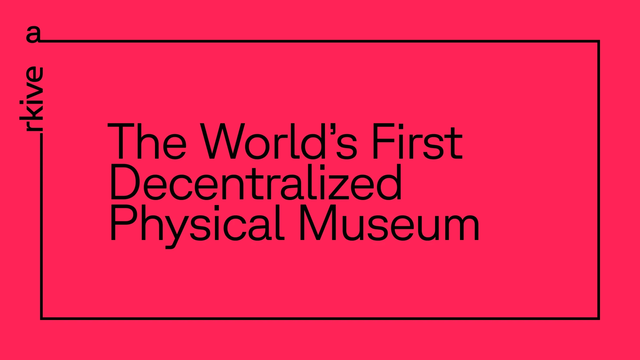 Arkive Pitch Deck Showcasing Community-Driven Museum Platform - Page 0