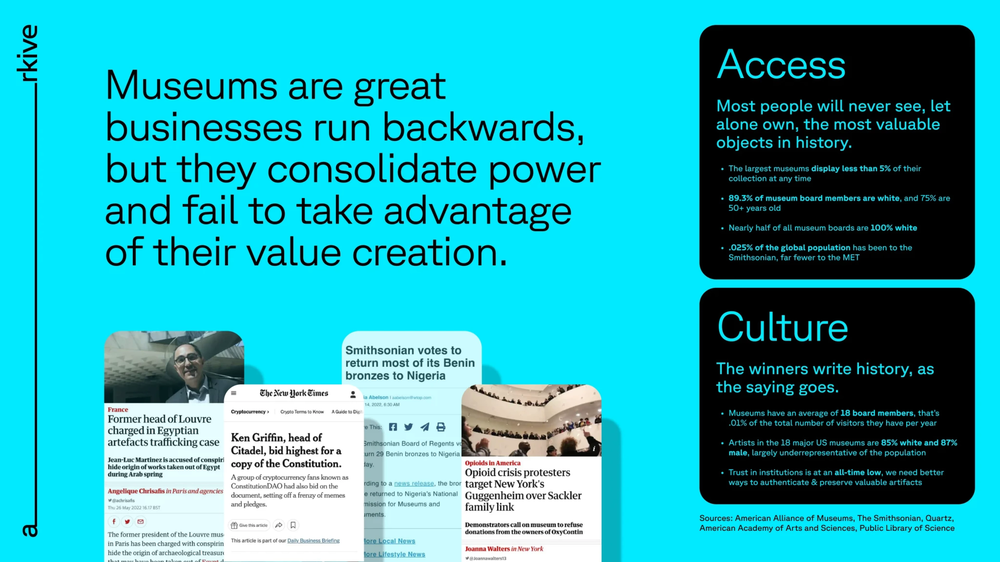 Arkive Pitch Deck Showcasing Community-Driven Museum Platform - Page 5