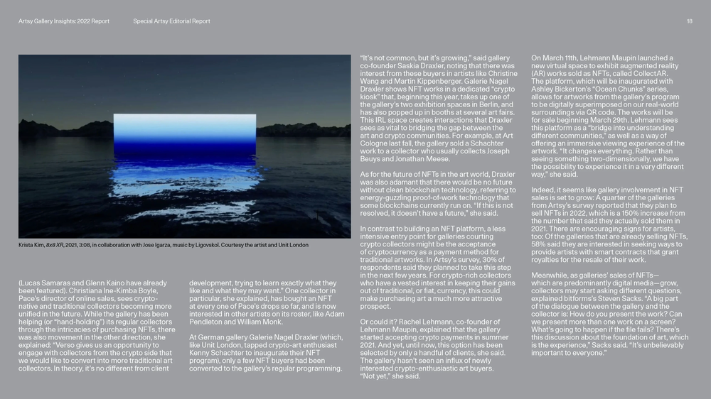 Artsy Gallery Insights '22 Report - Page 9