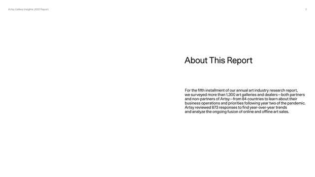 Artsy Gallery Insights '22 Report - Page 20