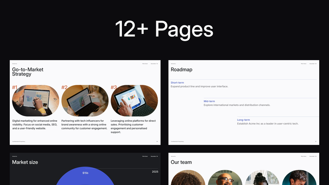 Pitch Deck Template #1 - Page 2