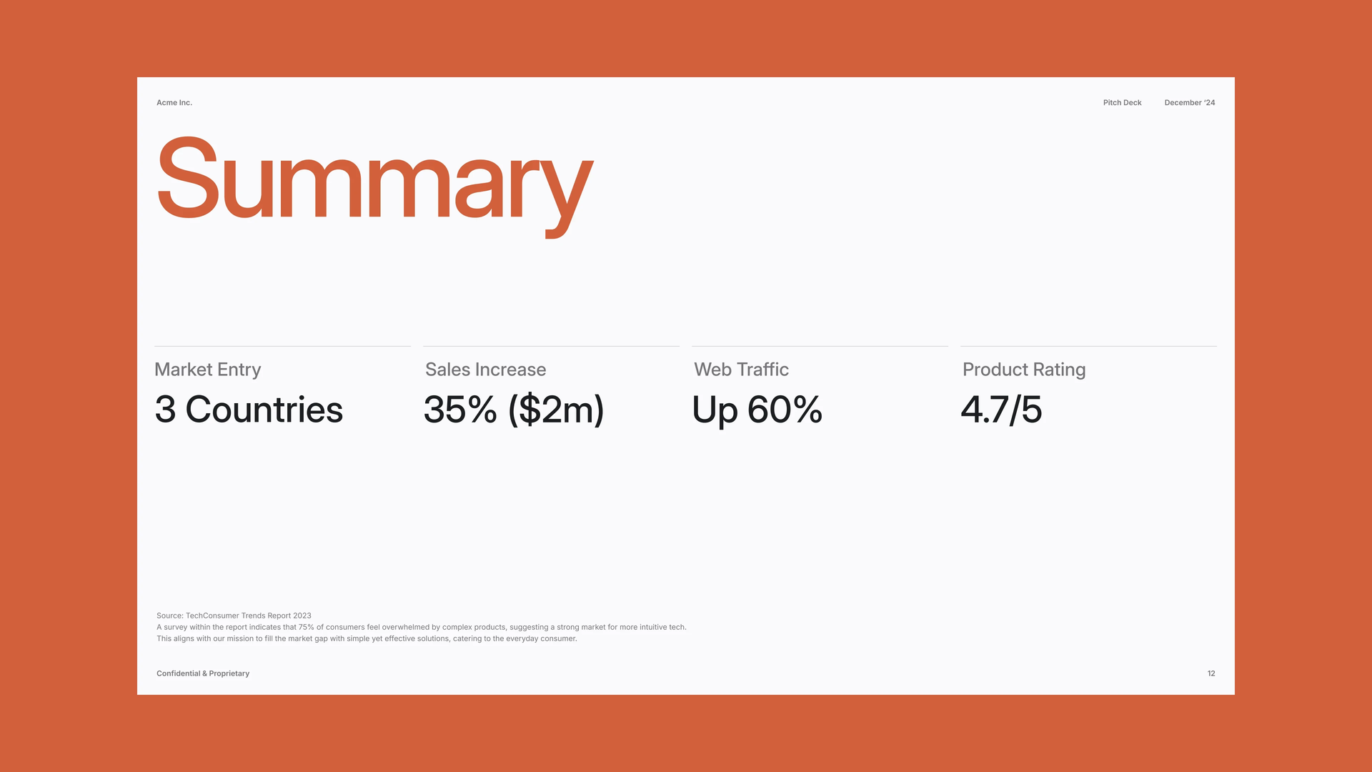 Pitch Deck Template #1 - Page 5